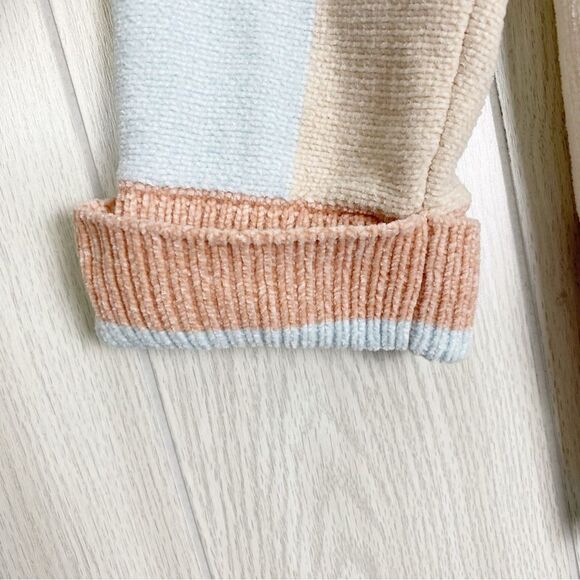 Soft Surroundings | Lisbeth Chenille Striped V Neck Sweater Size Petite XL - Picture 7 of 12